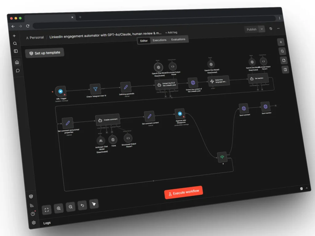 LinkedIn engagement automator