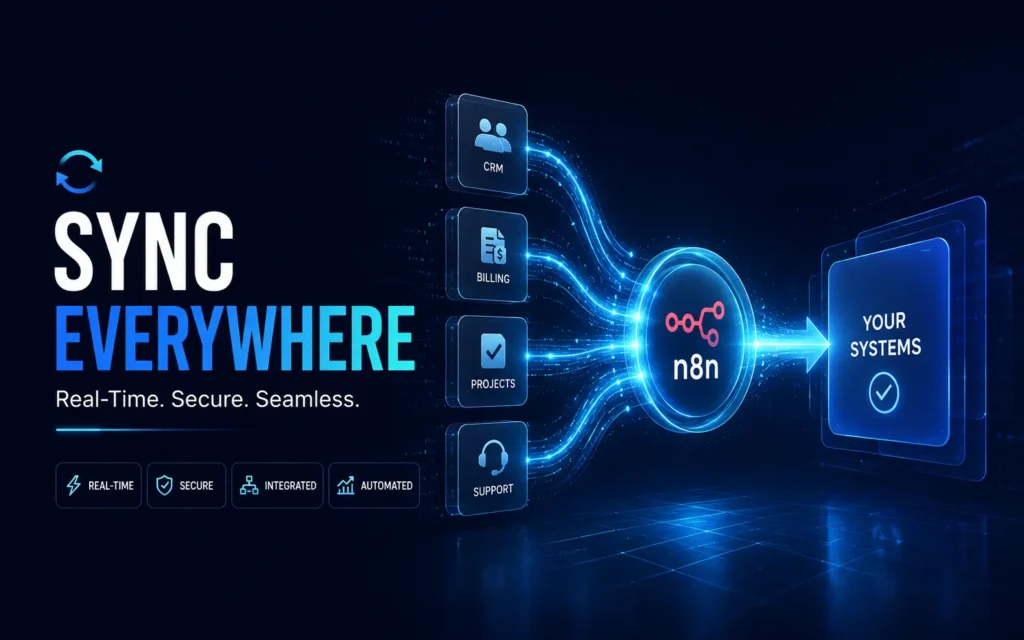 Cross-Platform Data Synchronization - AI automation services for small business operations service image