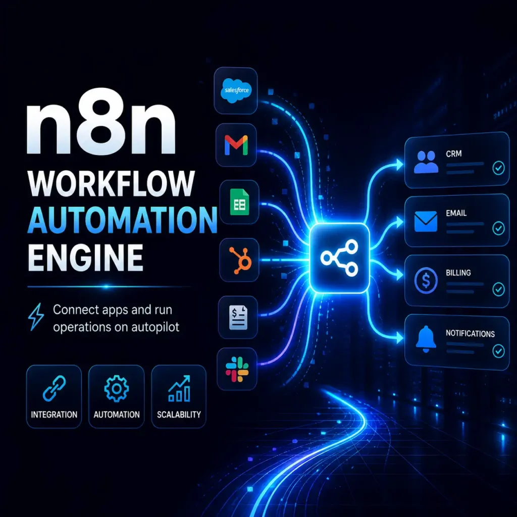 How n8n B2B Workflow Automation Works explanation image