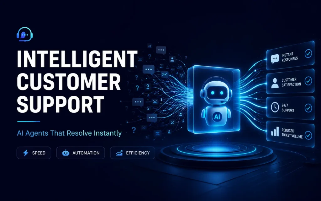Intelligent Customer Support Systems - AI automation services for small business operations service image